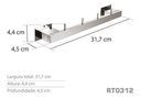 Ver imagem 3 de Cabideiro C4 Inox - Kromus Rt0312