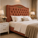 Ver imagem 4 de Cabeceira Greta 195cm Estofada Boucle p/ Cama Box Casal King Quarto