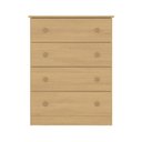 Ver imagem 5 de Cômoda Infantil 65cm com 4 Gavetas Encanto Multimóveis Mp4427 Madeirado