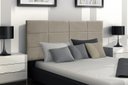 Ver imagem 2 de Painel Raissa 138 cm Suede Bege