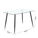Ver imagem 5 de Mesa de Escritório Decorativa Glass 130 cm Alegra Opt