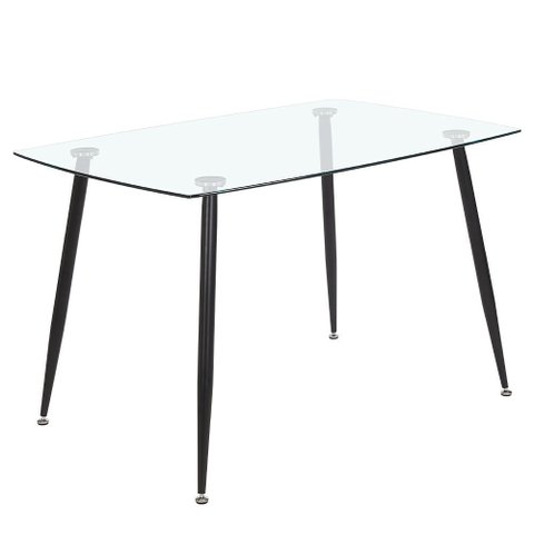 Mesa de Escritório Decorativa Glass 130 cm Alegra Opt