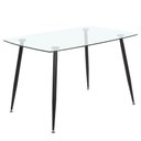 Ver imagem 1 de Mesa de Escritório Decorativa Glass 130 cm Alegra Opt