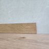 Rodapé 7cm Poliestireno Alto Relevo Carvalho Liso Amadeirado - 2 Metros - 4