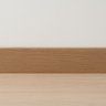Rodapé 7cm Poliestireno Alto Relevo Carvalho Liso Amadeirado - 2 Metros - 6