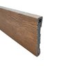 Rodapé 7cm Poliestireno Alto Relevo Carvalho Liso Amadeirado - 2 Metros - 1