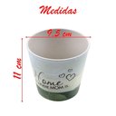 Ver imagem 4 de Kit 2 Mini Vasos de Planta Cachepot Estampados Decorados 11cm