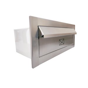 Caixa de Correio Grande 15x35 Frente em Inox
