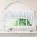 Ver imagem 7 de Cortina Bando Renda Cascata Cozinha Bule Branca 3,15x1,00