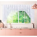 Ver mais imagens de Cortina Bando Renda Cascata Cozinha Bule Branca 3,15x1,00