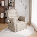 Ver imagem 3 de Poltrona do Papai Reclinável Conforto e Elegância Bege