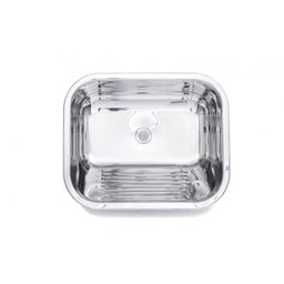 Tanque Inox Pequeno Sobrepor 40x40x20cm - Construinox - 1