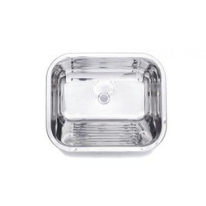 Tanque Inox Pequeno Sobrepor 40x40x20cm - Construinox