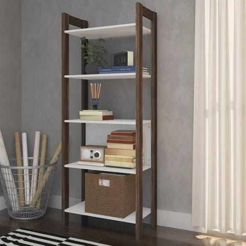Estante de Livros 65cmx165,5cm 5 Prateleiras Az