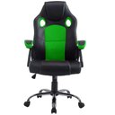 Ver imagem 2 de Cadeira Gamer Extreme Facthus Preta/verde - Ssx Multicoisas