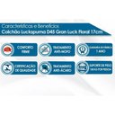Ver imagem 5 de Cama Box Solteiro: Colchão Espuma D45 Luckspuma Gran Luck Floral Pró Saúde + Base CRC Courano