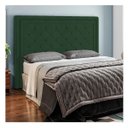 Ver imagem 2 de Cabeceira Queen Estocolmo P04 160 cm Suede - ADJ Decor - Verde TCA 947
