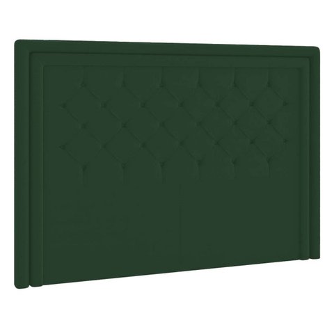 Cabeceira Queen Estocolmo P04 160 cm Suede - ADJ Decor - Verde TCA 947