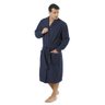 Roupão Masculino de Microfibra Soft - Ref 8148 Azul Marinho - M - 1