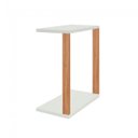 Ver imagem 1 de Mesa Notebook 100% Mdf Industrial F36 Off White/freijó - Dalla Costa
