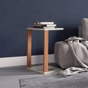 Ver imagem 3 de Mesa Notebook 100% Mdf Industrial F36 Off White/freijó - Dalla Costa