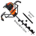 Ver imagem 1 de Perfurador de Solo Vulcan VPS520 Broca 80x12cm + Extensor 30cm Ideal Para o Plantio na Agricultura