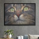 Ver imagem 1 de Quadro Decorativo Gato Olhando Para Cima-24x34Cm