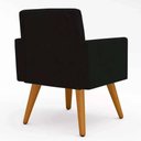 Ver imagem 4 de Poltrona Nina Suede Preto - Borsuk