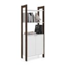 Ver imagem 4 de Estante de Livros 65CMX165,5cm Alta 2 Portas Az Branco