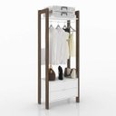 Ver imagem 5 de Módulo para Closet Alto 1 Prateleira 2 Gavetas 1 Cabide AZ1011 Branco