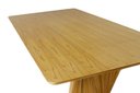 Ver imagem 4 de Mesa de Jantar Orgânica Retangular 200x100 - Castanho Claro
