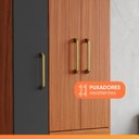 Ver imagem 6 de Guarda Roupas Solteiro 3 Portas 2 Gavetas Zoe