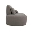 Ver imagem 5 de Sofá 2 Lugares Orgânico Curvo Sala de Estar Living 153 x 80 Pequeno com 3 Almofadas Casa Lar Cor: