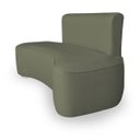 Ver mais imagens de Sofá Forma Orgânico 3 Lugares Recepção Sala Curvo Escritório:Menta