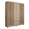 Guarda-Roupa Bartira Brusque II com 6 Portas e 2 Gavetas - 2