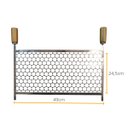 Ver imagem 4 de Churrasqueira Portátil Inox 50x24 com Grelha e Pés Removíveis - Compacta, Leve e Resistente