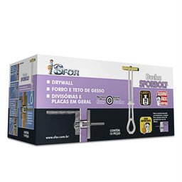 Bucha Sforbolt 3/16 + Parafuso de 3/16x2.1/2 Com 10 Peças - 1491 - SFORPLAST - 1