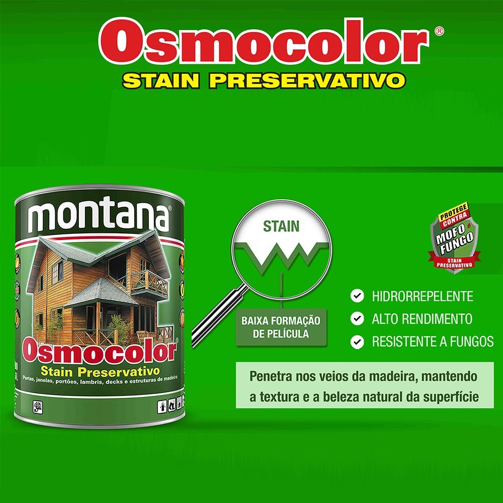 Stain Osmocolor Montana 0,9lt Nogueira 33b080180 - 4