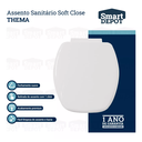 Ver imagem 2 de Assento Vaso Sanitário Modelo Thema Deca Smart Depot com Fechamento Suave Soft Close Branco