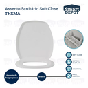 Ver imagem 5 de Assento Vaso Sanitário Modelo Thema Deca Smart Depot com Fechamento Suave Soft Close Branco