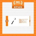 Ver imagem 2 de Kit - 48 Colheres de Sobremesa Leme com Lâmina em Aço Inox Cabo Preto Cspbag - Tramontina