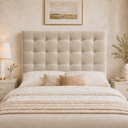 Ver imagem 1 de Cabeceira Ana Estofada Veludo p/ Cama Box Solteiro 90cm Quarto