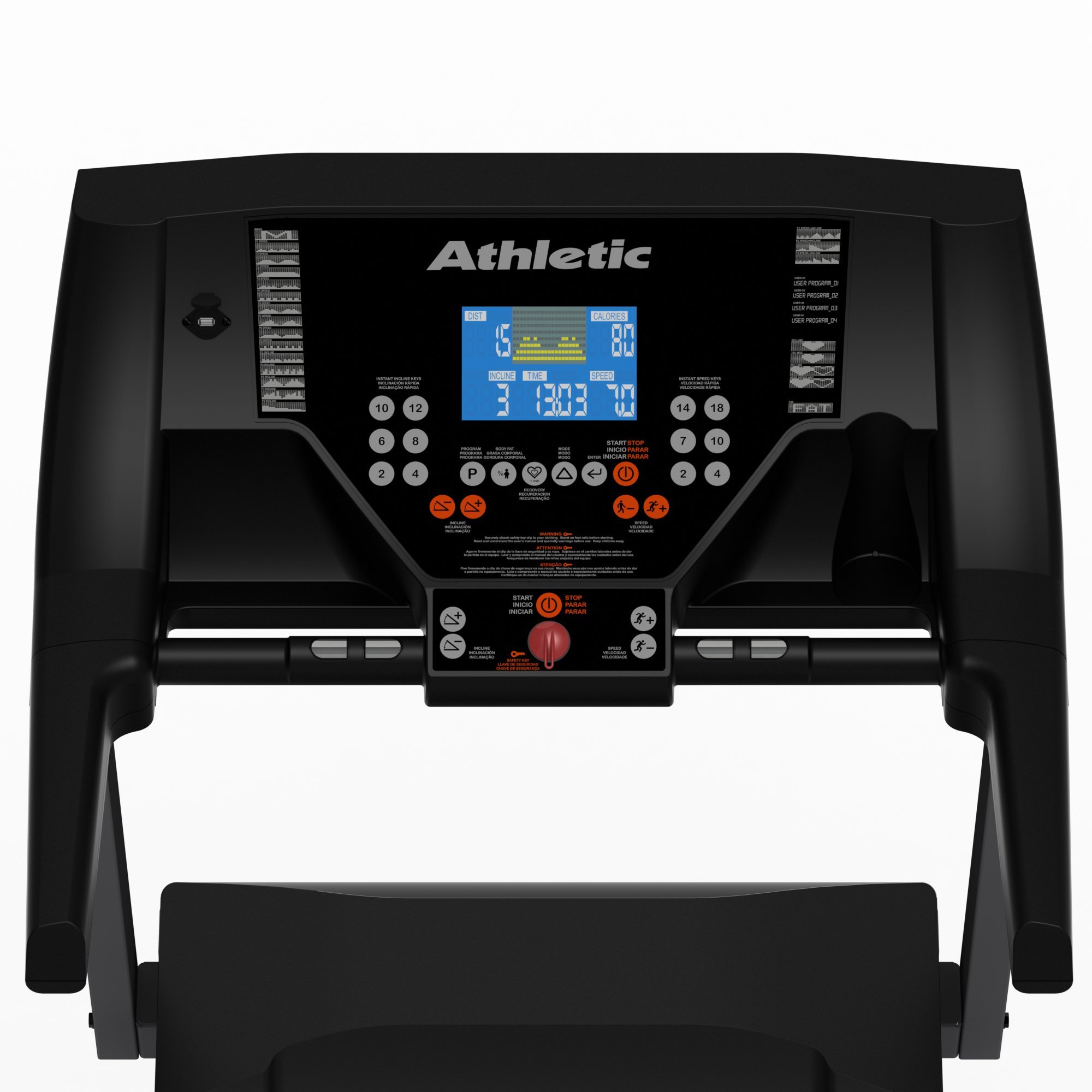 Esteira Elétrica Athletic Professional Amazon 3.0ti - 25km/h:220v - 2