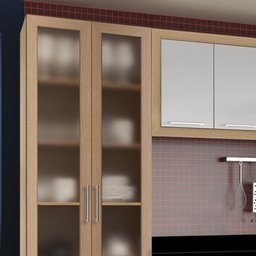 Armario Cozinha Completo Ditália Aspen 4 Pçs Carvalho/br A48 - 5