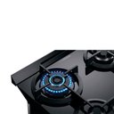 Ver imagem 5 de Fogão De Piso 4 Bocas Mesa De Vidro Brastemp Preto Bivolt