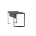 Ver imagem 6 de Mesa Escritório 1700x700x750 M170-70pe40tub Grafito-preto