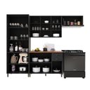 Ver imagem 6 de Armário Cozinha Modulada Completa Americana 100% MDF 280cm Provence Multimóveis Crink-CPL020