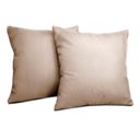 Ver imagem 2 de Almofadas Kit Plumie de 45x45cm 2 Uni Velusoft Bege Cama Inbox