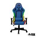 Ver imagem 4 de Cadeira Gamer Fox Racer Rgb com Iluminação Led Azul Ut-c1583l