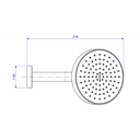 Ver imagem 4 de Chuveiro Redondo de Parede 12,6cm Flex Cromado